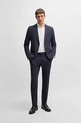 Slim-fit suit a performance-stretch wool blend
