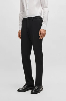 Slim-fit trousers washable stretch fabric