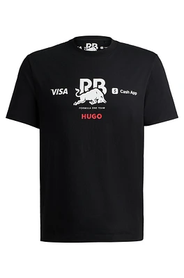 Camiseta de punto algodón para seguidores con detalle especial la marca