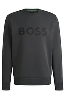 Regular-fit sweatshirt with logo print