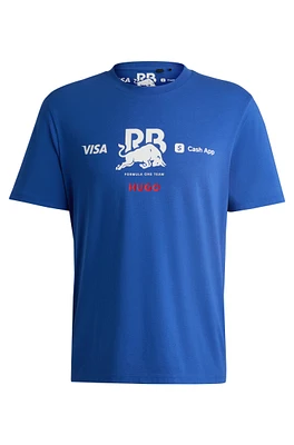 Camiseta de punto algodón para seguidores con detalle especial la marca