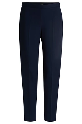 Regular-fit trousers with front crease