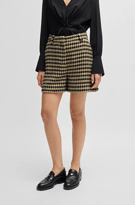 Relaxed-fit shorts tweed