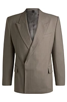 Regular-fit suit jacket pinstripe wool