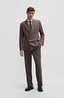 Regular-fit suit jacket melange wool