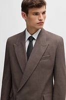 Regular-fit suit jacket melange wool