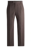 Regular-fit trousers melange wool