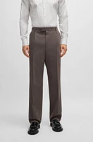 Regular-fit trousers melange wool