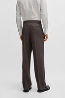 Regular-fit trousers melange wool