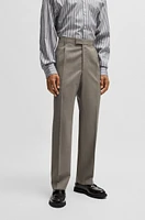 Regular-fit trousers pinstripe wool