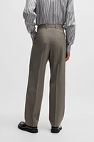 Regular-fit trousers pinstripe wool