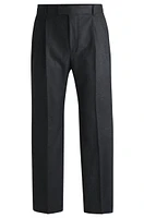 Regular-fit trousers lightweight wool