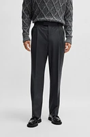 Regular-fit trousers lightweight wool