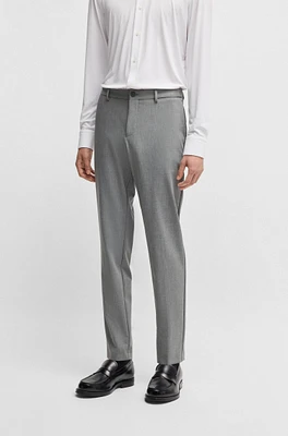 Slim-fit trousers performance-stretch fabric