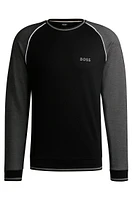 Sweatshirt with contrast piping