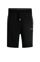 BOSS - Shorts with contrast piping Black