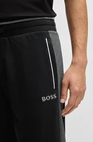 Tracksuit bottoms with contrast piping