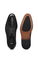 Cap-toe Derby shoes leather