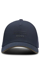 Porsche x BOSS cotton-twill cap with collaborative branding