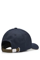 Porsche x BOSS cotton-twill cap with collaborative branding