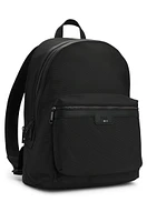 Structured backpack with signature trims