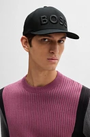 Cotton-twill cap with embroidered logo