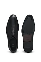 Leather Derby shoes with stitching details