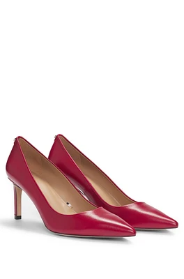 Heeled pumps nappa leather