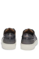 Gary low-top trainers burnished leather