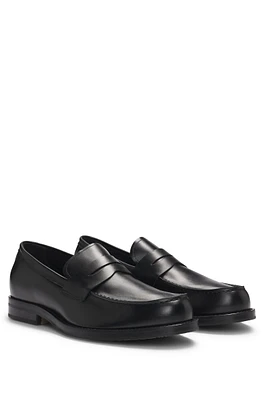 Dressletic slip-on penny loafers leather