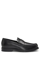 Dressletic slip-on penny loafers leather