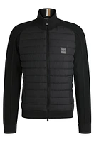 Regular-fit jacket wool with padded front