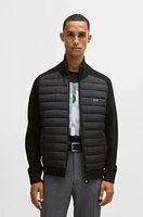 Regular-fit jacket wool with padded front