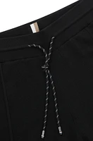 Regular-fit trousers wool with zip hems