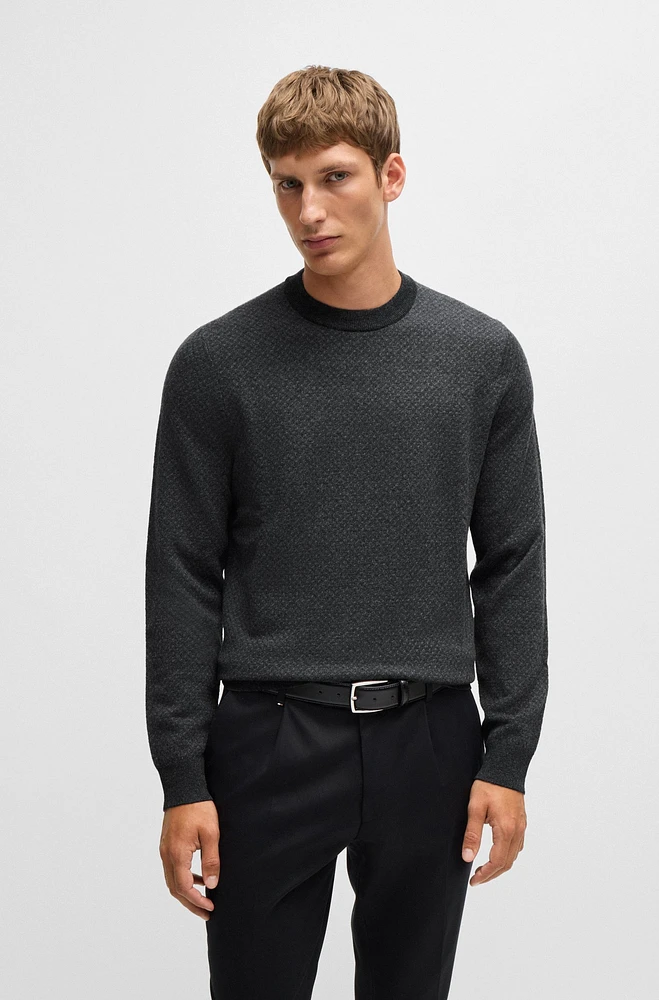 Crew-neck sweater wool