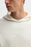 BOSS x ASTON MARTIN twisted-cotton hoodie with logo embroidery