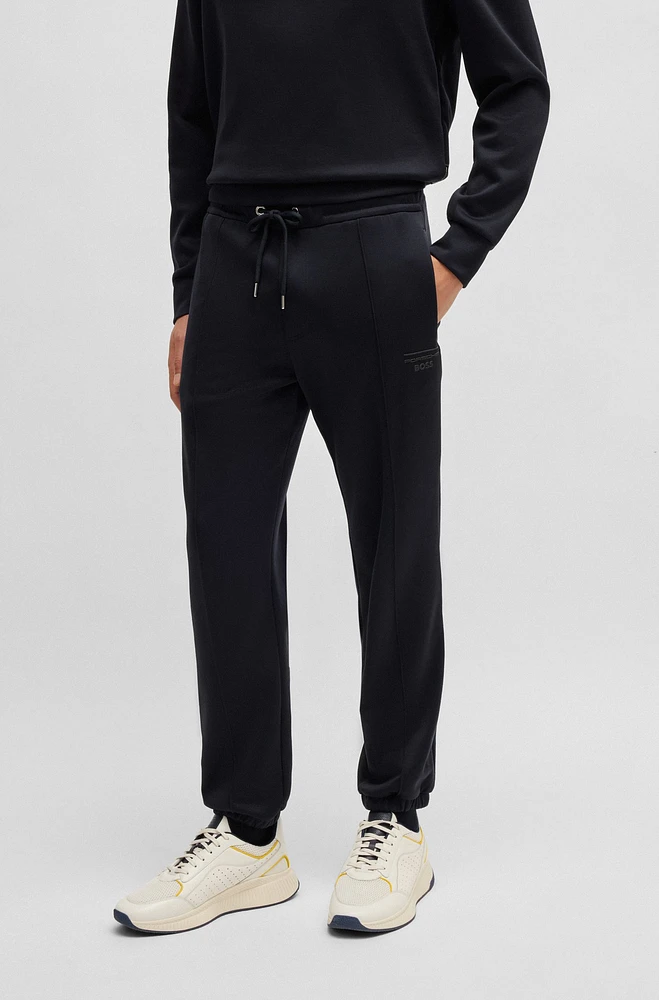 Porsche x BOSS tracksuit bottoms with seam details