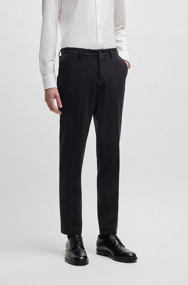 Slim-fit trousers performance-stretch jersey