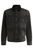 BOSS SELECTED BY BECKHAM black denim jacket