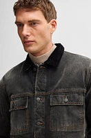 BOSS SELECTED BY BECKHAM black denim jacket