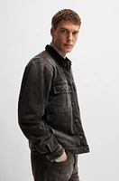 BOSS SELECTED BY BECKHAM black denim jacket