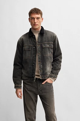 BOSS SELECTED BY BECKHAM black denim jacket