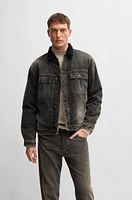 BOSS SELECTED BY BECKHAM black denim jacket