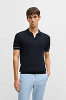 Sweater with Johnny collar