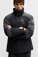 BOSS Ski water-repellent jacket with carrying straps