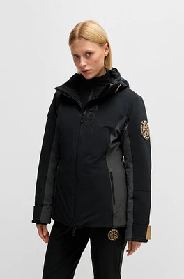 BOSS Ski water-repellent jacket with carrying straps