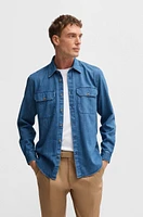 BOSS SELECTED BY BECKHAM regular-fit denim shirt