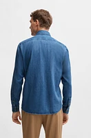 BOSS SELECTED BY BECKHAM regular-fit denim shirt