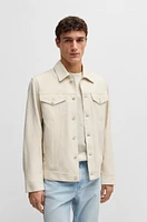 Regular-fit jacket suede