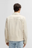 Regular-fit jacket suede